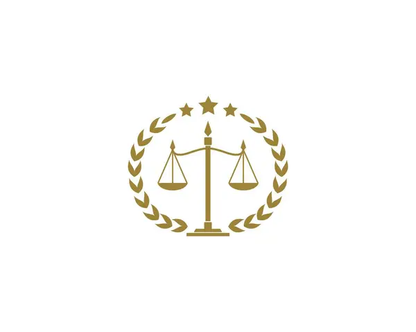 Ölçekli logo tasarım vektör şablonu olan kanun.