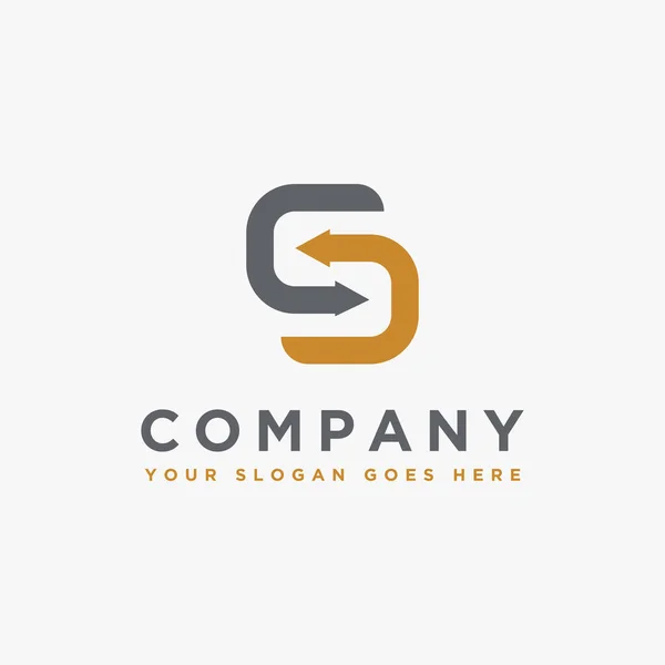 Design Ícone Logotipo Abstrato Negociação Letra — Vetor de Stock