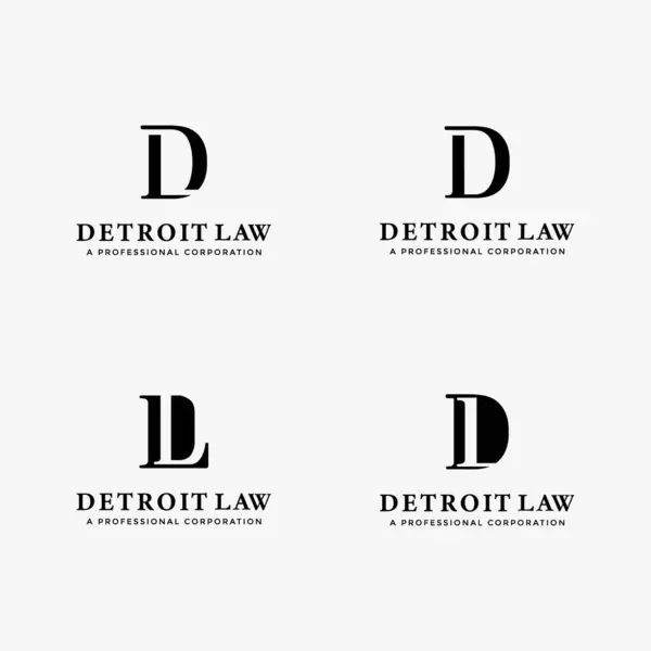D harfi logosu, L harfi logosu, monogram logosu, DL logosu, DL logosu