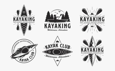 Klasik rozet amblemi golf kulübü, golf turnuvası logo vektör simgesi beyaz arka planda