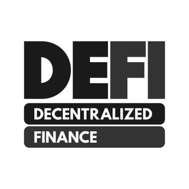 DeFi ademi merkeziyetçi Finans - merkezi finans aracılarına güvenmeyen engelleme temelli finans biçimi, teknoloji kavramı geçmişi
