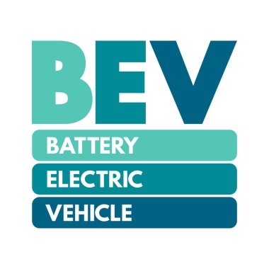 BEV Pil Elektrikli Araç - sunumlar ve raporlar için sadece şarj edilebilir pil paketlerinde depolanan kimyasal enerjiyi kullanan elektrikli araç tipi