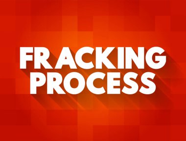 Kırılma Süreci - ana kaya oluşumlarının basınçlı sıvı, metin konsepti arka planı ile kırılmasını içeren iyi uyarma tekniği