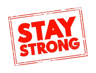 Sunumlar ve raporlar için Güçlü Kalın metin damgası kavramı