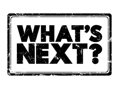 Sonraki Soru metin damgası, konsept arkaplan