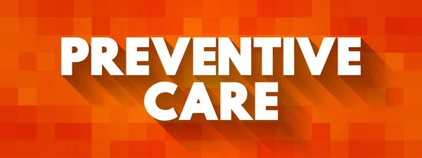 Preventive Care Includes Screenings Check Ups Patient Counseling Prevent Illnesses — Vettoriale Stock
