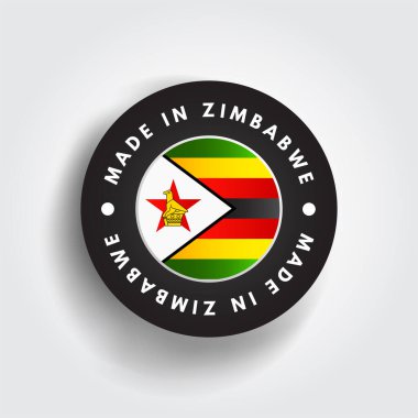 Zimbabwe metin arması, konsept arkaplan