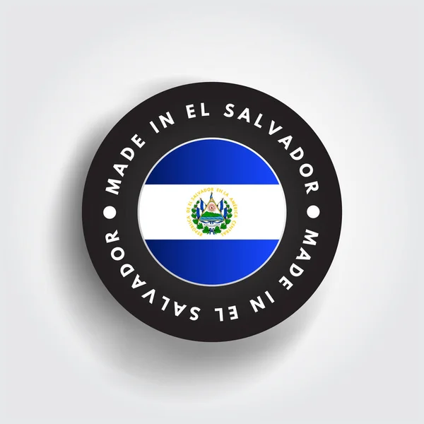 Made Salvador Text Emblem Odznak Koncept Pozadí — Stockový vektor