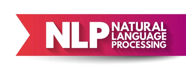 Nlp Natural Language Processing Область Лингвистики Информатики Искусственного Интеллекта Взаимодействия — стоковый вектор