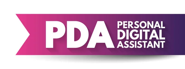 Pda Personal Digital Assistant Variation Mobil Enhet Som Fungerar Som — Stock vektor
