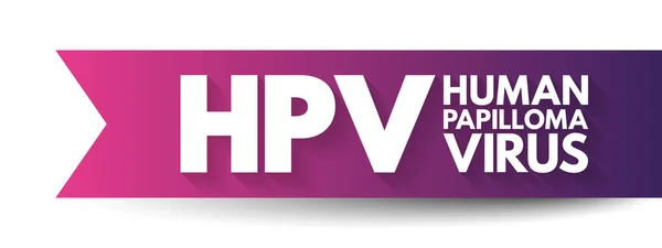 Hpv Human Papilloma Virus Orsakas Ett Dna Virus Från Familjen — Stock vektor