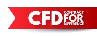 CFD Farklılık Sözleşmesi - uzlaşma fiyatı, kısaltma metin kavramı arka planındaki farkları ödeyen finansal sözleşme