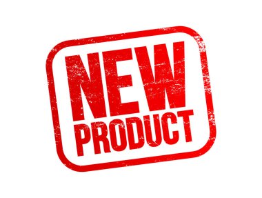 NEW PRODUCT text stamp, business concept background