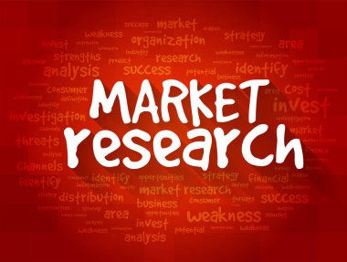 Pazar araştırması - hedef pazarlar ve müşteriler hakkında bilgi toplamak için organize çaba, kelime bulutu kavramı geçmişi