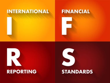 IFRS Uluslararası Finansal Raporlama Standartları - kamu kuruluşlarının mali beyanları için bir dizi muhasebe kuralları, kısaltma metin kavramı geçmişi