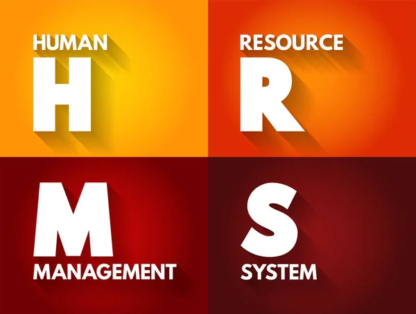 Hrms Σύστημα Διαχείρισης Ανθρώπινου Δυναμικού Σουίτα Εφαρμογών Λογισμικού Που Χρησιμοποιούνται — Διανυσματικό Αρχείο
