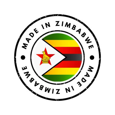 Zimbabwe metin arması, konsept arkaplan