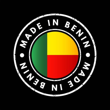 Benin metin amblem rozeti, kavram arka planı