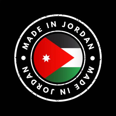 Ürdün metin amblem rozeti, kavram arka planı