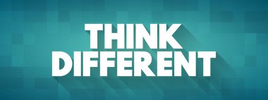 Farklı metin alıntıları, kavram arka planı düşün