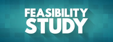 Fizibilite çalışması - önerilen bir proje veya sistemin uygulanabilirliğinin değerlendirilmesi, sunum ve raporlar için metin kavramı