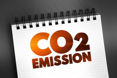 Not defterindeki CO2 Emisyon metni, kavram arkaplanı