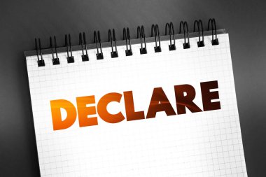 Not defterindeki metni, kavram arkaplanını beyan et