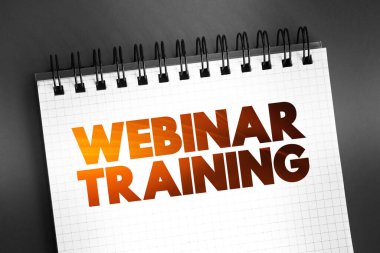 Not defterinde Webinar Eğitim metni alıntısı, kavram arkaplanı