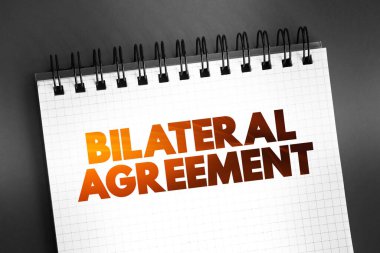 Not defterinde ikili anlaşma metni alıntısı, kavram geçmişi