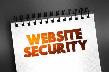 Not defterindeki web sitesi güvenliği metni, kavram arka planı