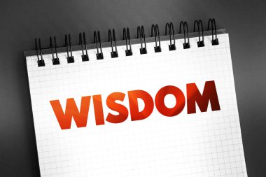 Not defterindeki bilgelik metni, kavram arkaplanı