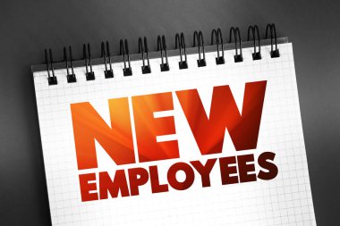 Not defterindeki yeni çalışanlar metni, konsept arkaplan
