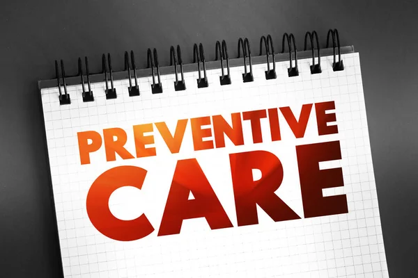Atención Preventiva Incluye Exámenes Detección Chequeos Asesoramiento Paciente Para Prevenir —  Fotos de Stock
