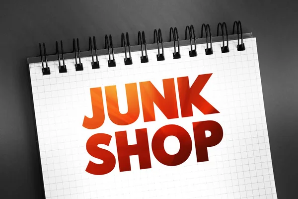 Junk Shop Detailhandel Vergelijkbaar Met Een Kringloopwinkel Die Meestal Gebruikte — Stockfoto