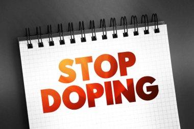 Not defterindeki metni, kavram arkaplanını Doping yapmayı bırak
