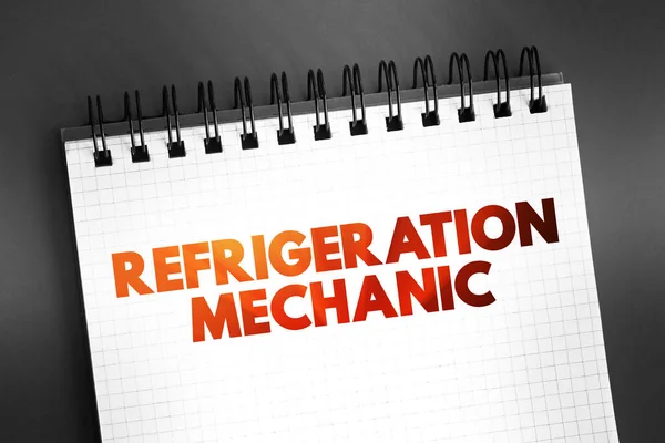Mecánico Refrigeración Trabajo Con Sistemas Industriales Comerciales Domésticos Refrigeración Aire — Foto de Stock