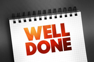 Not defterinde iyi iş çıkardın, konsept arkaplan