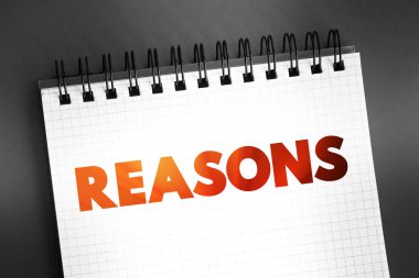 Not defterindeki metin, kavram arkaplanı nedenleri