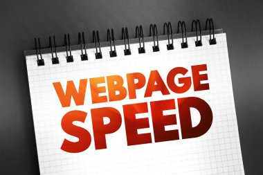 Not defterinde web sayfası Speed metni alıntısı, kavram arkaplanı