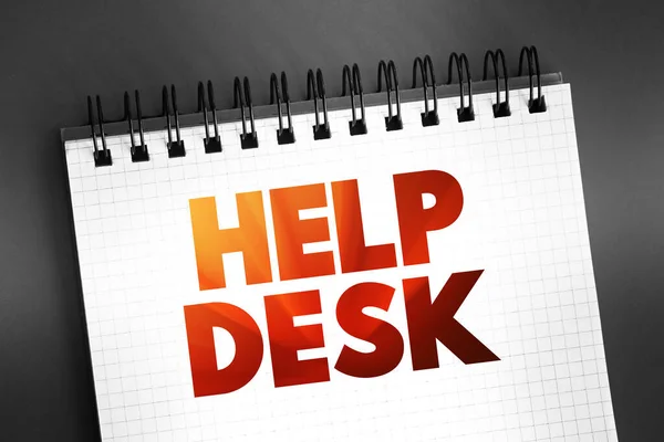 Help Desk Departamento Que Proporciona Asistencia Información Para Problemas Electrónicos —  Fotos de Stock