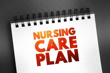 Bakım planı - bireyin, ailenin, toplumun ihtiyaç duyabileceği hemşire bakımı, not defterindeki metin kavramı