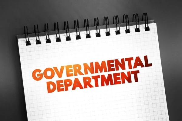 Departament Rządowy Sektor Rządu Krajowego Lub Państwowego Zajmujący Się Określonym — Zdjęcie stockowe