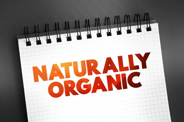 Přirozeně Organické Potraviny Jsou Pěstovány Bez Umělých Pesticidů Hnojiv Nebo — Stock fotografie