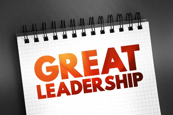 Great Leadership Hoe Anderen Inspireren Met Hun Visie Toekomst Anderen — Stockfoto