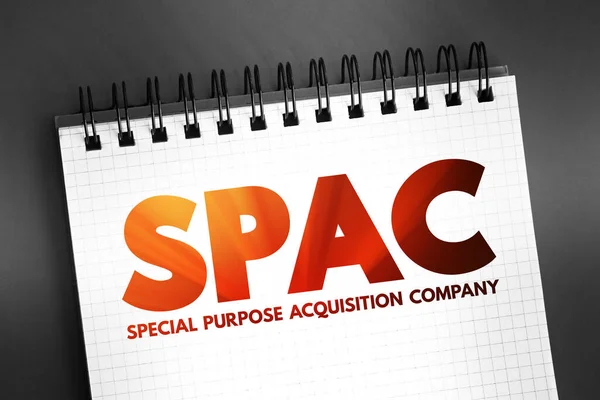 Spac Special Purpose Acquisition Company Shell Corporation Listed Stock Exchange — 图库照片