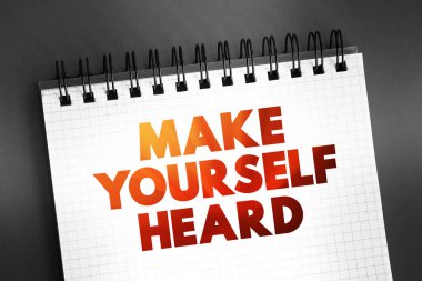 Not defterinden alıntıyı duy, konsept özgeçmişi