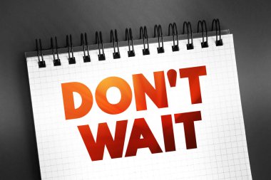 Not defterinde metin alıntısı bekleme, konsept özgeçmişi