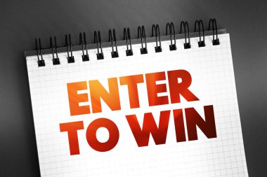 Not defterinde kazanma metni alıntısını girin, konsept arkaplan