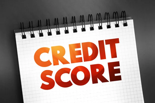 Credit Score Numerischer Ausdruck Der Auf Einer Niveauanalyse Der Kreditdateien — Stockfoto