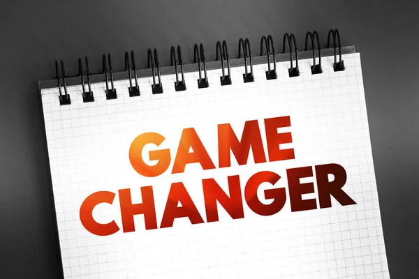 Game Changer Osoba Fizyczna Lub Firma Która Znacząco Zmienia Sposób — Zdjęcie stockowe